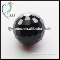 ball shape uncut black color cz diamonds beads